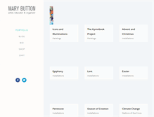 Tablet Screenshot of marybutton.com